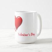 Coeurs Valentine Mug (Devant droit)