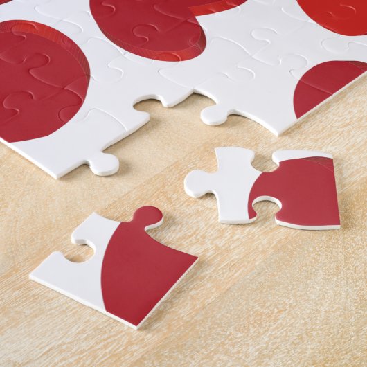 Coeurs Valentines - #3 - Puzzle Jigsaw (Côté)