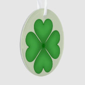 Coeurs verts de trèfle de feuille du shamrock (devant)
