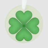 Coeurs verts de trèfle de feuille du shamrock (devant)