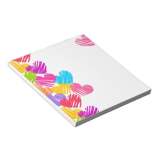 Coeurs vibrants Bloc-notes (Incliné)