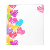 Coeurs vibrants Bloc-notes (Devant)