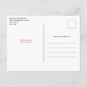 Coeurs Whimsical et lettres d'amour Invitation d'a (Dos)