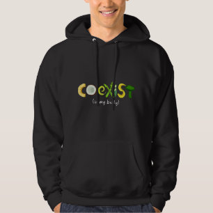 Coëxistente Plantaardige Broccoli Parodie Grappige Hoodie