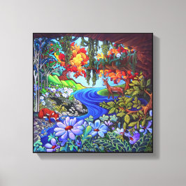 Coëxistentie Canvas Afdruk