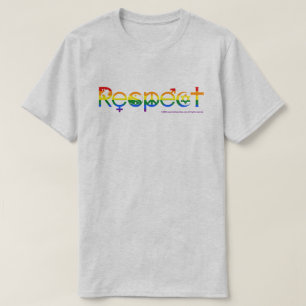 Coëxisteren met Respect Gay Pride T-shirt