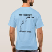 cof gof zal nooit kleuren t-shirt (Achterkant)