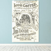  Cofee Cafe Decor Canvas Afdruk (Insitu (Houten vloer))