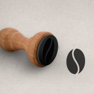 Coffe BEAN voor Punch Kaarten klantenkaart Rubberstempel