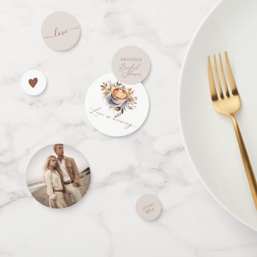 Coffe Boho Bruiloftsborrel  Confetti (Groep)