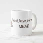 Coffe Cat Extra Grote Beker (Voorkant rechts)