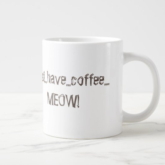 Coffe Cat Extra Grote Beker (Rechts)