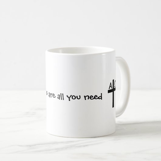Coffe en Jezus Mok (Voorkant rechts)