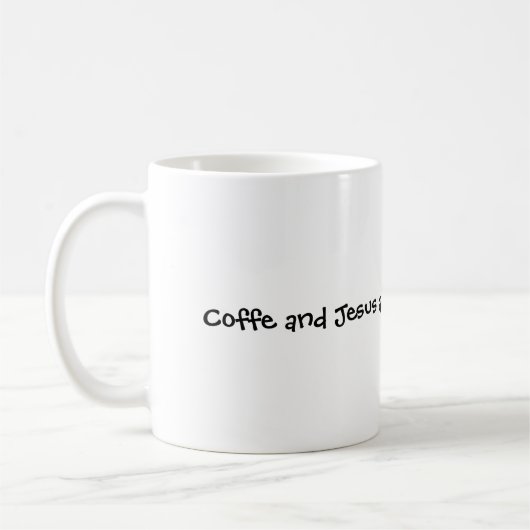 Coffe en Jezus Mok (Links)