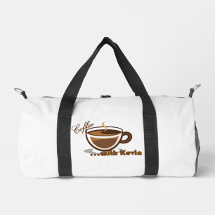 Coffe met Kevin Gebrandmerkte Duffel Tas