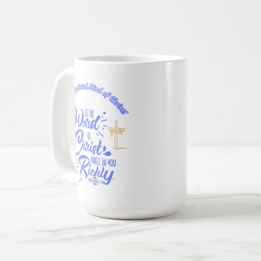 Coffe Mug | 15 oz | White | Printed  (Devant gauche)