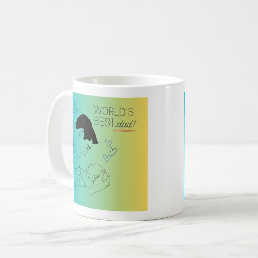 Coffe Mugs Happy  Day Dad (Devant gauche)