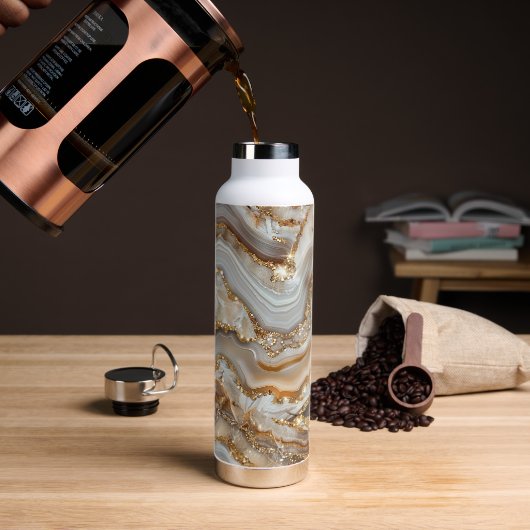 Coffe thermosfles waterfles (Koffie (Gedraaid)  )