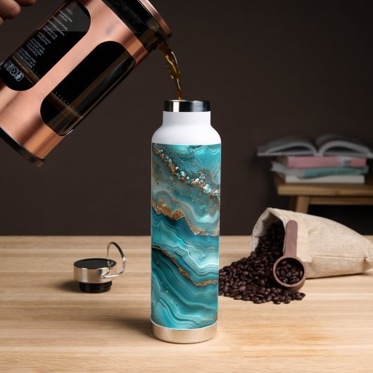 Coffe Thermosfles Waterfles (Koffie (Gedraaid)  )