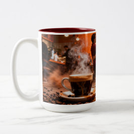 Coffee 7 Love Tweekleurige Koffiemok