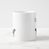 Coffee & a Black Lab Start the Day Right Extra Grote Beker (Voorkant)