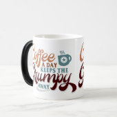 Coffee a Day for Coffee Lover Gift  Magische Mok (Voorkant links)