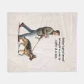 Coffee & a German Shepherd Make Today Better Fleece Deken (Voorkant (Horizontaal))