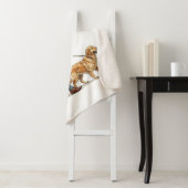 Coffee & a Golden Cozy Day Sherpa Deken (In situ)