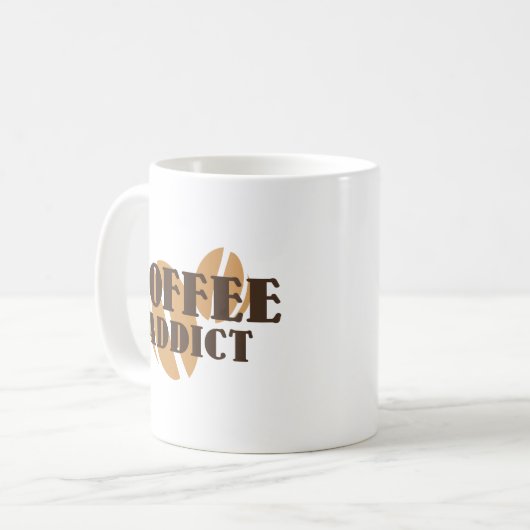 Coffee Addict Café Mug (Devant gauche)