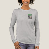 Coffee addiction design Tri-Blend shirt (Voorkant)