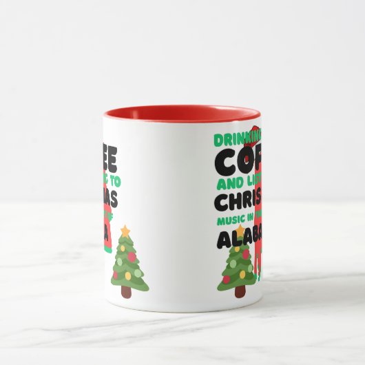 Coffee and Christmas Music in Alabama Mok (Midden)