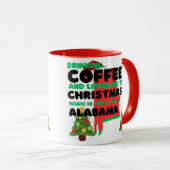 Coffee and Christmas Music in Alabama Mok (Voorkant rechts)