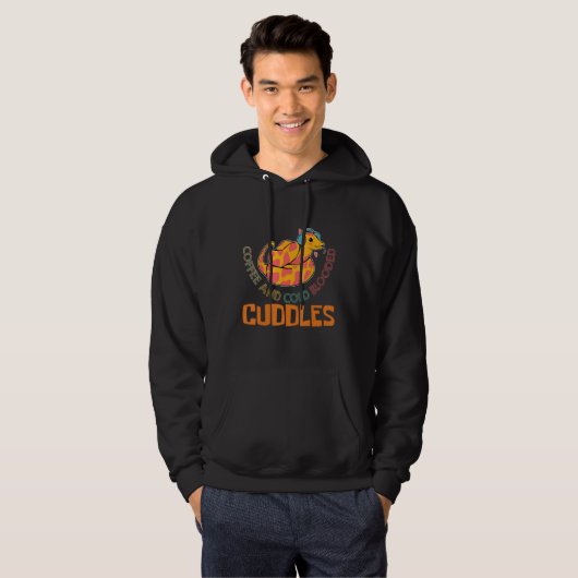 Coffee And Cold Blooded Cuddles Snake and Coffee   Hoodie (Voorkant volledig)