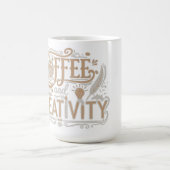 Coffee and Creativity Typography Koffiemok (Center)