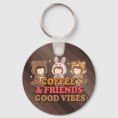 Coffee and Friends Sleutelhanger (Voorkant)