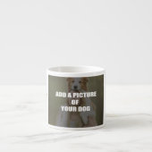 Coffee and my Dog Throw Pillow Espresso Kop (Voorkant)