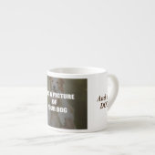 Coffee and my Dog Throw Pillow Espresso Kop (Voorkant rechts)