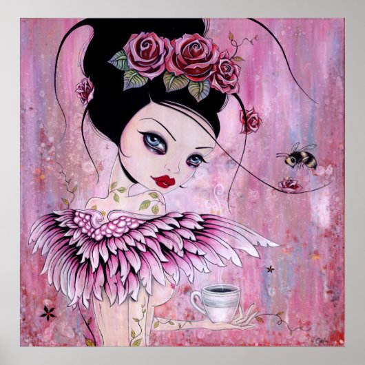 Coffee Angel Poster (Voorkant)