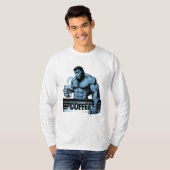 Coffee Ape Sweatshirt met lange mouwen (Voorkant volledig)
