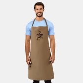 Coffee Apron Schort (Gedragen)