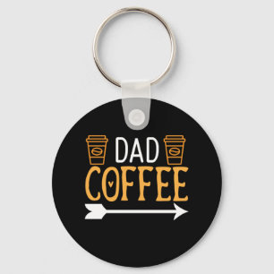 Coffee Art Dad Coffee Sleutelhanger