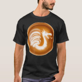 Coffee Art Latte Espresso Barista Drawing Coffee T-shirt (Voorkant)