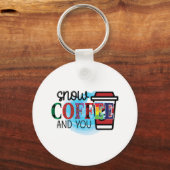 Coffee Art Snow Coffee en jij Sleutelhanger (Voorkant)