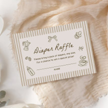 Coffee Baby is Brewing Baby Shower Luier Raffle