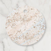 Coffee baby shower Is Brewing bow Bedankjes Labels (Achterkant)