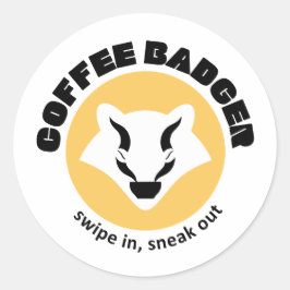Coffee Badger Sticker