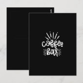 coffee bar briefkaart (Voorkant / Achterkant)