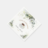 Coffee Bar Wedding Shower Servet (Hoek)