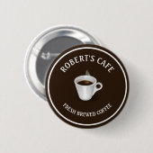 Coffee Barista Cafe Custom Ronde Button 5,7 Cm (Voorkant /achterkant)