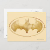 Coffee Bat-symbool Briefkaart (Voorkant / Achterkant)